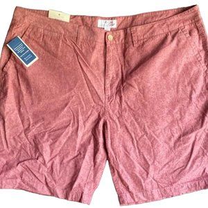 New Distinction Rio Ryan Seacrest Flat Front Shorts Big Mens size 44